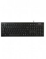 Клавиатура A4Tech  KR-85(K) COMFORT USB ROUND EDGE KEYBOARD BLACK US+KG/RUS - Интернет-магазин Intermedia.kg