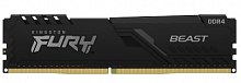 Оперативная память DDR4 8GB PC-28800 (3600MHz) KINGSTON FURY BEAST BLACK KF436C17BB/8 - Интернет-магазин Intermedia.kg
