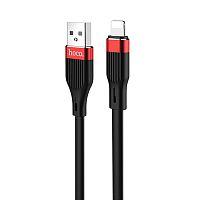 Кабель HOCO U72 Forest Silicone USB-microUSB для передачи данных и зарядки, 2.4A, 1.2m, black - Интернет-магазин Intermedia.kg