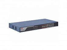 Коммутатор сетевой PoE HIKVISION DS-3E1318P-EI (16x100Mb/s+PoE, 1x1Gb/s Combo, 250W) - Интернет-магазин Intermedia.kg