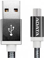 Кабель A-Data  AMUCAL-100CMK Micro USB 100cm (Gold,Black,Silver,Pink,Red) - Интернет-магазин Intermedia.kg