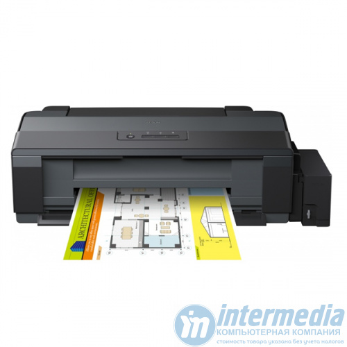 Принтер струйный Epson L1300 (A3+, 15/15ppm Black/Color,4color 5760x1440 dpi, 64-255g/m2, USB 2.0)[]
