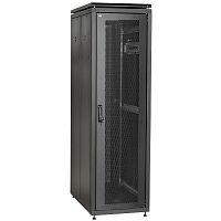 LN05-42U61-PP ITK Шкаф сетевой 19" LINEA N 42U 600х1000 мм перфорированные двери черный шт - Интернет-магазин Intermedia.kg