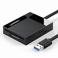 Переходник Ugreen CR125 USB 3.0 All-in-One Card Reader 50cm 4in1, 30333 - Интернет-магазин Intermedia.kg