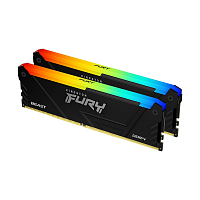 Оперативная память DDR4 16GB (2x8GB) PC-25600 (3200MHz) KINGSTON FURY BEAST KIT RGB KF432C16BB2AK2/16 - Интернет-магазин Intermedia.kg