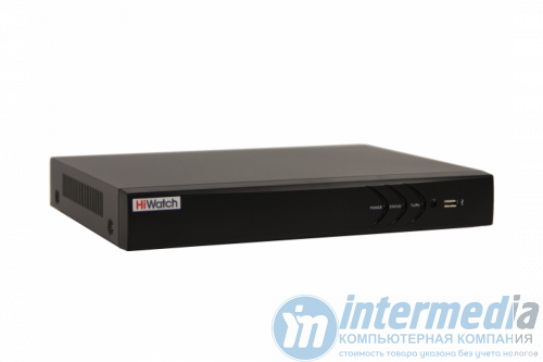 NVR HIWATCH DS-N308/2P(D) (80mbps,8 IP,1ch/8MP,4ch@1080P,8PoE,2HDD upto 6TB,GLAN,H.265)