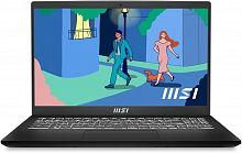 MSI Modern Intel Core i7-1255U(3.50-4.70Ghz), 16GB DDR4, 1TB SSD NVMe, 15.6" FHD IPS, Intel Arc A370M 4GB, WiFi 5 ax, BT, клав.с подсв., Windows 11 Home, Eng-Rus, черный - Интернет-магазин Intermedia.kg