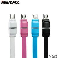 Кабель REMAX RC-029m Breathe USB-microUSB, 1m, black - Интернет-магазин Intermedia.kg