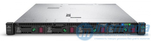 Сервер HP Enterprise/DL360 Gen10/1/Xeon Silver/4208 (8C/16T 11Mb)/2,1 GHz/1x16 Gb/S100i SATA only/0,1,5,10/4LFF/4x1 GbE/No ODD/1 х 500W Platinum
