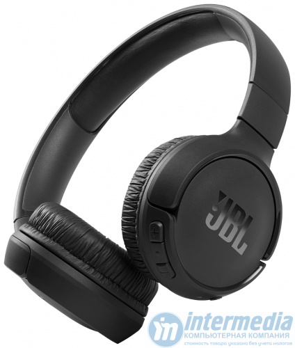 Наушники с микрофоном JBL Tune 510BT Bluetooth 5.0, USB-TypeC, Время работы до 40 ч, 20 Гц-20 кГц, 90 дБ, Черный [JBLT510BTBLKEU]