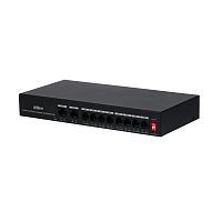 Коммутатор сетевой PoE DAHUA DH-PFS3010-8ET-65 (2xUplink 100 Мбит/с, 8xPoE 100Мбит/с, POE 250m) 65W - Интернет-магазин Intermedia.kg