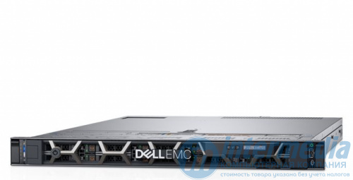 Сервер Dell/PE R450 8SFF/1x Xeon Silver/4309Y (2.8GHz, 8C/16T, 12M)/32 Gb/H755/1x 480Gb SSD RI/2x1GbE LOM/(1+0) 1100W