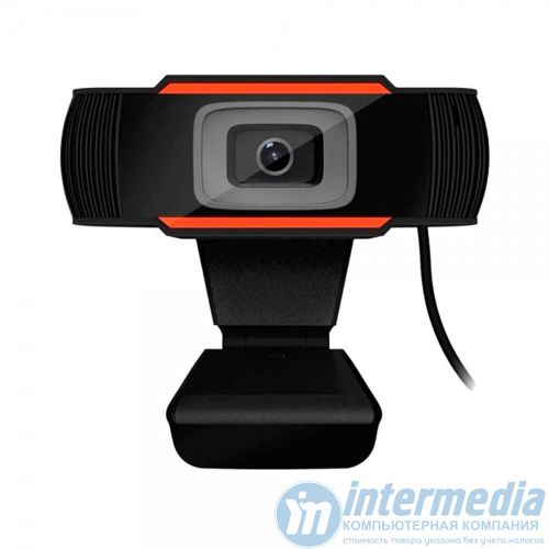 Веб камера Digital FullHD, черный/оранжевый, 1920x1080, CMOS Color Sensor, USB2.0 + Микрофон