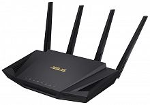 Роутер Wi-Fi ASUS RT-AX58U AX3000 Dual-Band Wi-Fi 6, 2402Mb/s 5GHz+574Mb/s 2.4GHz, 4xLAN 1Gb/s, 4 антенны, USB 3.1, AiMesh, ASUS Router APP - Интернет-магазин Intermedia.kg