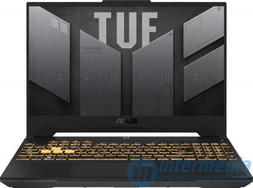 Игровой ноутбук Asus TUF Gaming F15 FX507ZI-F15.I74070, Intel Core i7-12700H, 1TB SSD NVMe, 8GB DDR4, NVIDIA RTX 4070 8GB, 15.6"FHD 144Hz IPS, Win 11 Home, Eng-Rus Backlit Keyboard, Mecha Grey - Интернет-магазин Intermedia.kg