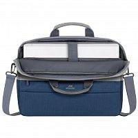 Сумка RivaCase 7532 grey/dark blue anti-theft Laptop bag 15.6" - Интернет-магазин Intermedia.kg