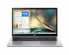 Ноутбук Acer Aspire A315-59 Pure Silver Intel Core i3-1215U  16GB DDR4, 1TB M.2 NVMe PCIe, Intel UHD Graphics 64EUs, 15.6" LED FULL HD (1920x1080), WiFi, BT, Cam, LAN RJ45, DOS, Eng-Rus - Интернет-магазин Intermedia.kg