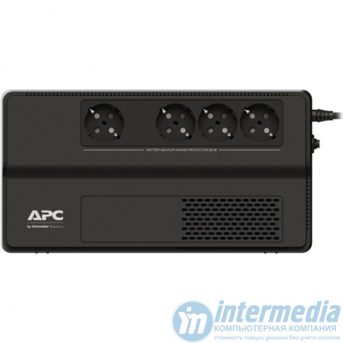 ИБП APC Easy UPS BV650I-GR 650VA/375W линейно-интерактивный,ступенчатая аппроксимация синусоиды,холодный старт,ЖК-дисплей,1х12V/7Ah