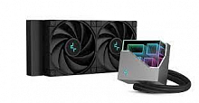 Система водяного охлаждения процессора DeepCool LT520 Black 2x120mm Fan A-RGB LED LGA1700/1200/115X AMD AM4/AM5 - Интернет-магазин Intermedia.kg