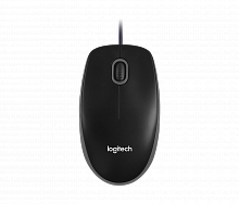 Мышь Logitech B100 оптическая, 2 клавиши, 1,8 м, черный [910-003357] - Интернет-магазин Intermedia.kg