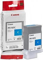 Картридж Canon/PFI-107C/Струйный широкоформатный/№107/голубой/130 мл/оригинал - Интернет-магазин Intermedia.kg