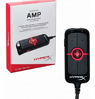 Звуковая карта USB HYPERX HX-USCCAMSS-BK Virtual 7.1 Surround Sound 3.5mm - Интернет-магазин Intermedia.kg