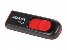 Флеш карта ADATA 16GB C008 USB 2.0 Read up:30Mb/s/Write up:20Mb/s Black-Red - Интернет-магазин Intermedia.kg