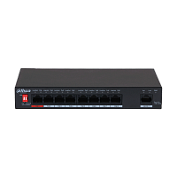 Коммутатор сетевой PoE DAHUA DH-PFS3009-8ET-96 (1xUplink 100 Мбит/с, 8xPoE 100Мбит/с, POE 250m) 96W - Интернет-магазин Intermedia.kg