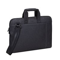 Сумка RivaCase 8930 (PU) black slim Laptop bag 15,6" - Интернет-магазин Intermedia.kg