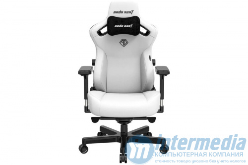 Игровое кресло AD12YDC-L-01-W-PV/C AndaSeat Kaiser 3 L WHITE 4D Armrest 65mm wheels PVC Leather