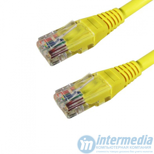 Патч Корд SHIP S3025YL0200-P, Cat.5e, UTP, LSZH, RJ-45, 2 м, Жёлтый, Пол. пакет