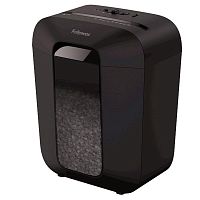 Шредер Fellowes POWERSHRED LX25M Уровень секретности P-4, Фрагмент 4х12 мм, Подача 5(30) лист, Ёмкость корзины 11,5 л, Уничтожение скоб, скрепок, пл. карт, Чёрный - Интернет-магазин Intermedia.kg