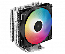 Кулер для процессора DEEPCOOL AG400 LED LGA115*/1700/1200/AMD 120mm 6-LED PWM  fan,500-2000rpm,4HP - Интернет-магазин Intermedia.kg