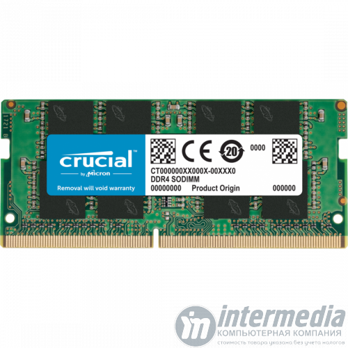 Оперативная память для ноутбука DDR4 4GB PC-21333 (2666MHz) Crucial