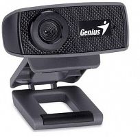Веб-Камера Genius FaceCam 1000X, USB 2.0, 1280x720, 1.0Mpx, Микрофон, Крепление: зажим, Чёрный - Интернет-магазин Intermedia.kg