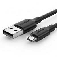 Кабель Ugreen US289 Micro USB Male To USB 2.0 A Male Cable 1M (Black), 60136  - Интернет-магазин Intermedia.kg