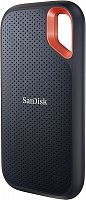 Внешний SSD 1TB SanDisk Extreme Portable SDSSDE61-1T00-AW25, IP55, USB 3.1 Gen 2 Type-C, USB, Read/Write up to 1050/1000MB/s, Black - Интернет-магазин Intermedia.kg