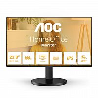 Монитор 23.8" AOC 24B3HA2, IPS, Black, 1920x1080, 100Hz, 20000000 : 1, 250cd/m2, 178/178, 1ms, VGA, HDMI, выход на наушники, Speakers 2x2W - Интернет-магазин Intermedia.kg