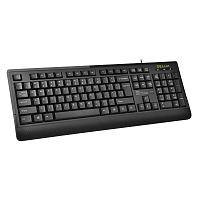 Клавиатура проводная Delux K6010U (104 клавиши, USB, SLIM) черная - Интернет-магазин Intermedia.kg