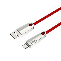 Кабель HOCO U35 Space USB-microUSB для передачи данных и зарядки (умное отключение зарядки), 2.4A, 1.2m, black - Интернет-магазин Intermedia.kg