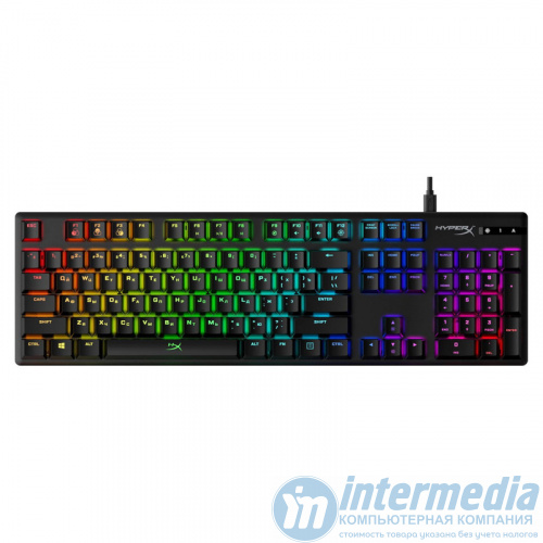 Клавиатура HyperX Alloy Origins Blue 4P5P0AX#ACB (HX-KB6BLX-RU) Mechanical Gaming Keyboard,RGB, RU