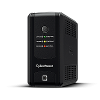 ИБП CyberPower UT650EG , Line-Interactive, 650VA/360W, LED, AVR, 3 Schuko розеток, RJ11/RJ45, Black - Интернет-магазин Intermedia.kg