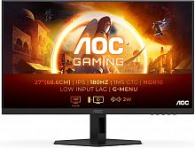 Монитор 27" AOC 27G4XE, IPS, Black, 1920x1080, 80M:1, 300cd/m2, 178/178, 1ms, 180Hz, VGA, 2xHDMI, DP, Headphone out, Speakers 2x2W - Интернет-магазин Intermedia.kg