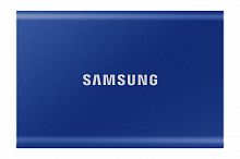 Внешний SSD 1TB Samsung T7 Portable MU-PC1T0H, USB 3.2 Gen 2 Type-C, USB 3.2, Read/Write up to 1050/1000MB/s, Blue - Интернет-магазин Intermedia.kg