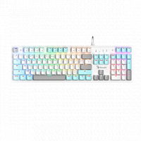 Клавиатура игровая A4tech Bloody S515R Icy White механическая, 104btns, USB, Анг/Рус, 1.8м, подсветка RGB - Интернет-магазин Intermedia.kg