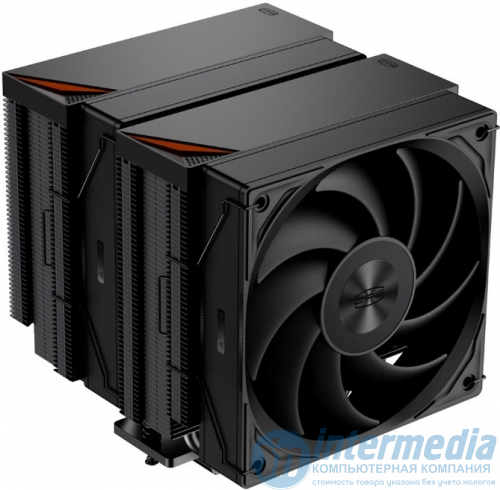 Кулер для процессора PC Cooler RZ620 BK (LGA 1700/1200/115X, AM4, 2200RPM, 2x120mm FAN, TDP 260W, 6 Heatpipe, Hydro Bearing, 4Pin PWM)