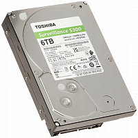 Жесткий Диск HDD 6TB, Toshiba S300, 5400rpm, 256MB, SATA III, S300 Surveillance [HDWT860UZSVA] - Интернет-магазин Intermedia.kg