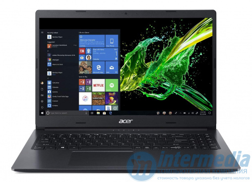 Ноутбук Acer Aspire A315-55G Black Intel Core i3-10110U  4GB DDR4, 256GB SSD, Nvidia Geforce MX230 2GB GDDR5, 15.6" LED HD, WiFi, BT, Cam, LAN RJ45, DOS, Eng-Rus Заводская Клавиатура - Интернет-магазин Intermedia.kg