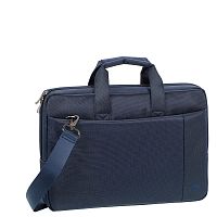Сумка RivaCase 8231 15.6" Стильная, синяя сумка. Двойная молния. Два дополнительных вне - Интернет-магазин Intermedia.kg