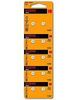 Батарейка Kodak AG12(386) LR1142, LR43, 1.55V щелочная (алкалиновая) (10шт блистер) (кнопочная-часовая) - Интернет-магазин Intermedia.kg